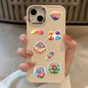 50 Sheet Removable Reusable Adhesive PVC Stickers For Electronics Furniture Helmets Car Water Bottle Laptop Guitar