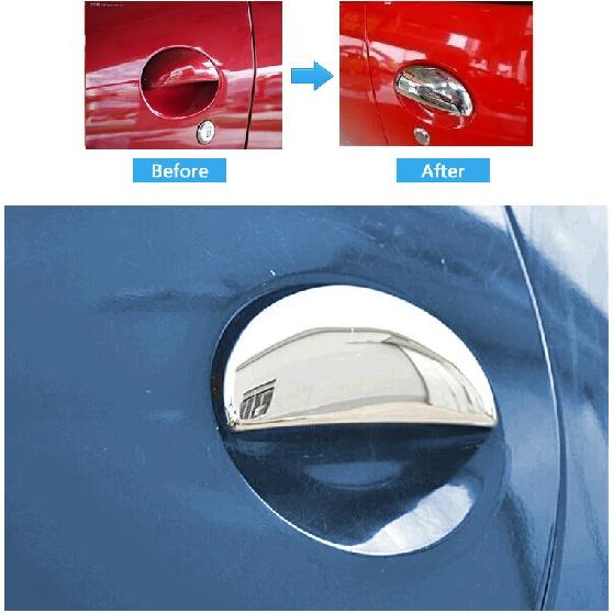 For Citroen C1 2005-2014 Chrome Styling Door Handle Covers Car Accessories Parts 2009 Sticker Exterior Decoration Car Styling