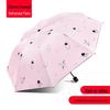 Cartoon Manual Three-Fold Sun Rain Umbrella