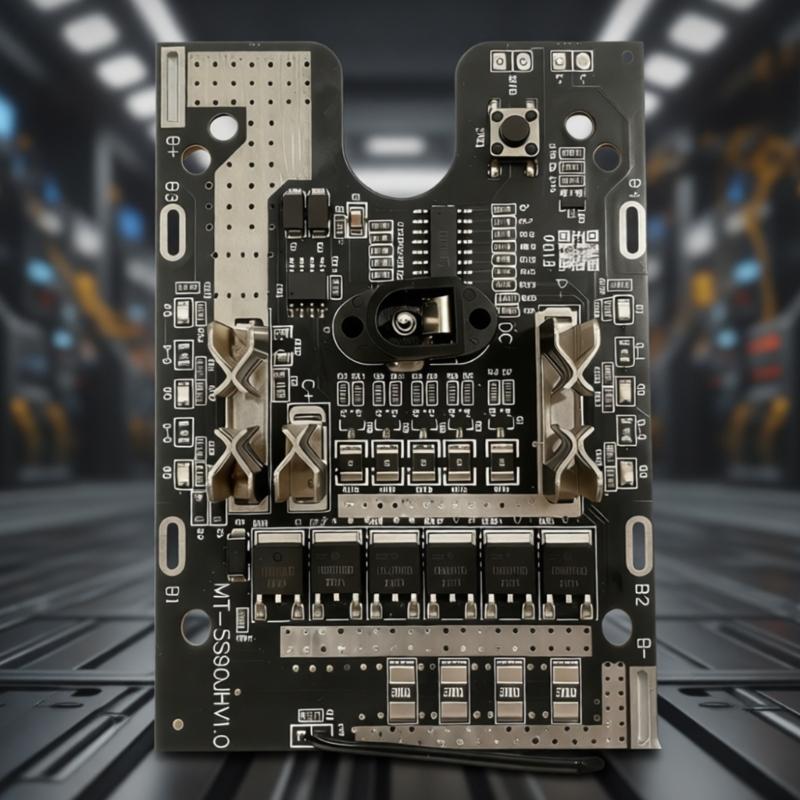 Efficient Heat Dissipation PCB Battery Protections Circuit Board Overheating Protect for 6MOS 4 18650 Power Tool