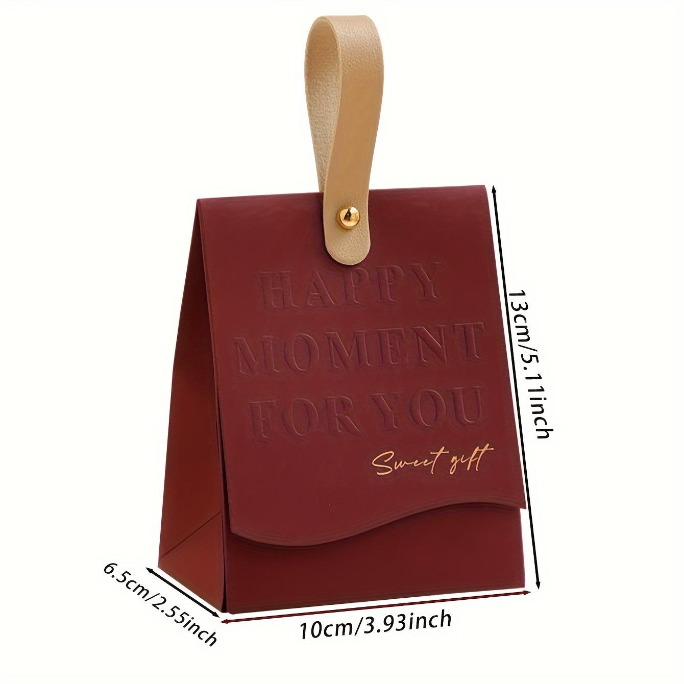 

10 шт., креативная ручная подарочная коробка из высококачественной кожи, ручная подарочная коробка для конфет и шоколада на свадьбу, упаковочная коробка, свадебное украшение, свадьба, подарочная коробка