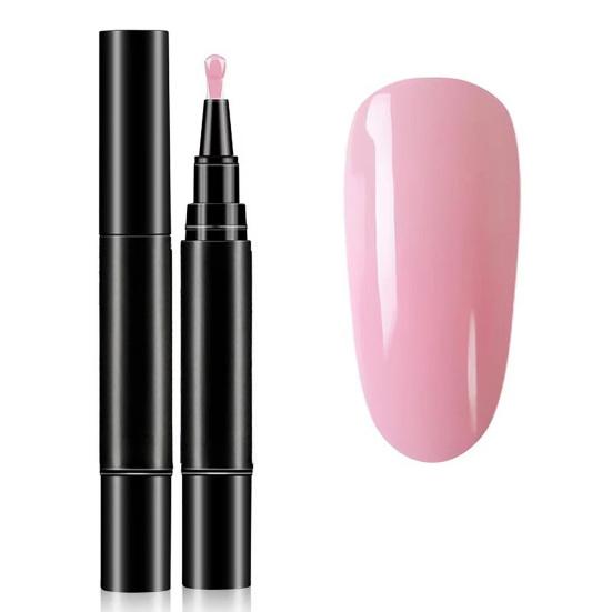 1/6 db Körömlakk Toll 3 az 1-ben Gyorsan Száradó Hosszú Ideig Tartó Magas Fényű DIY Manikűr Körömfestés Természetes Nude Nőknek Lányoknak Körömre Lábkörömre Gél Lakk Toll