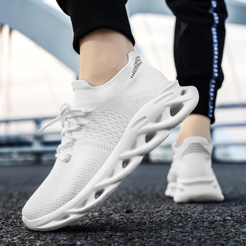 Fashion High Quality Breathable Summer Mesh Elastic New Lightweight Thick Sole Designer Casual Running Men's Shoes Zapatillas Informales