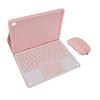 Case for Tab A8 Tablet Pink Soft TPU Precise Cutouts Pen Slot Tablet Case with Wireless Keyboard Mouse for Protection