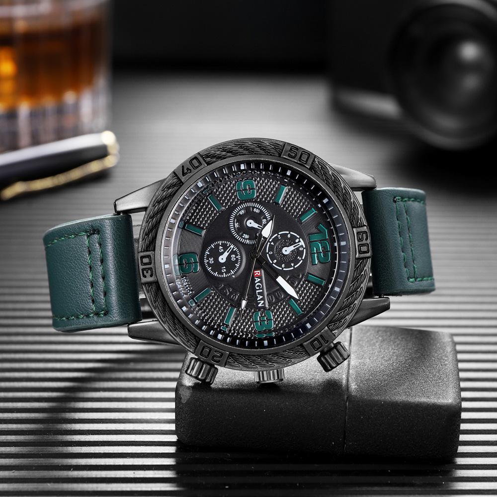 Retro Men's Sport Quartz Watch with Large Dial - Trendy Student Outdoor Fashion