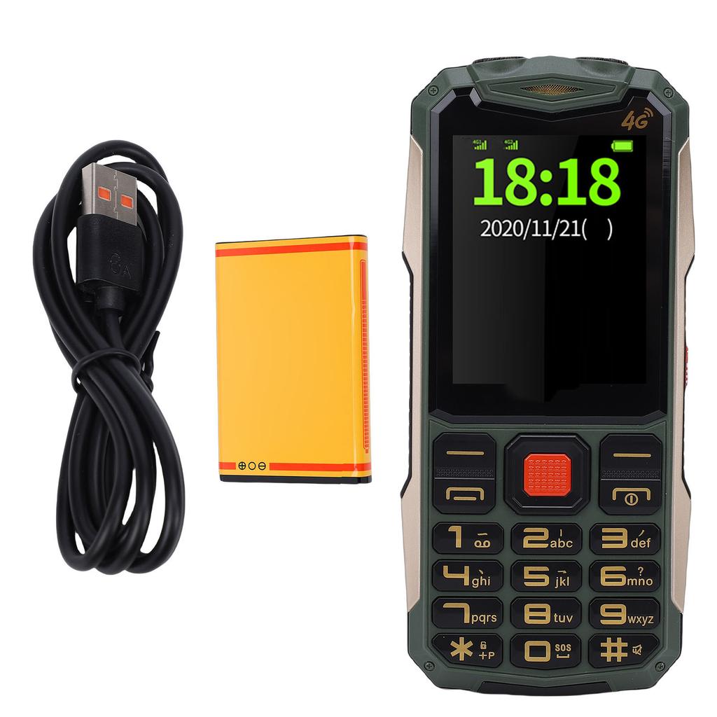 Unlocked Senior Cell Phone 2.4 Inch Large Screen 4G LTE Senior Mobile Phone with SOS MP3 Call SMS Function Internet