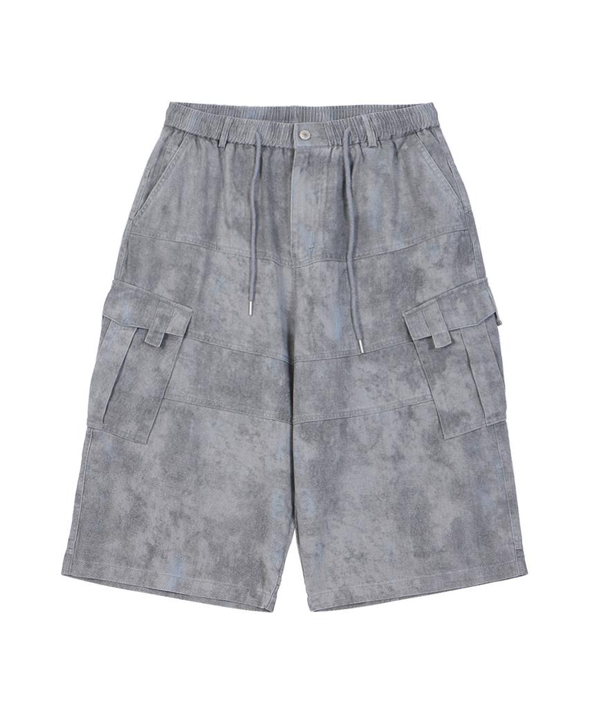 MAKEITTO Dusty Cargo Bermuda Pants_Gray