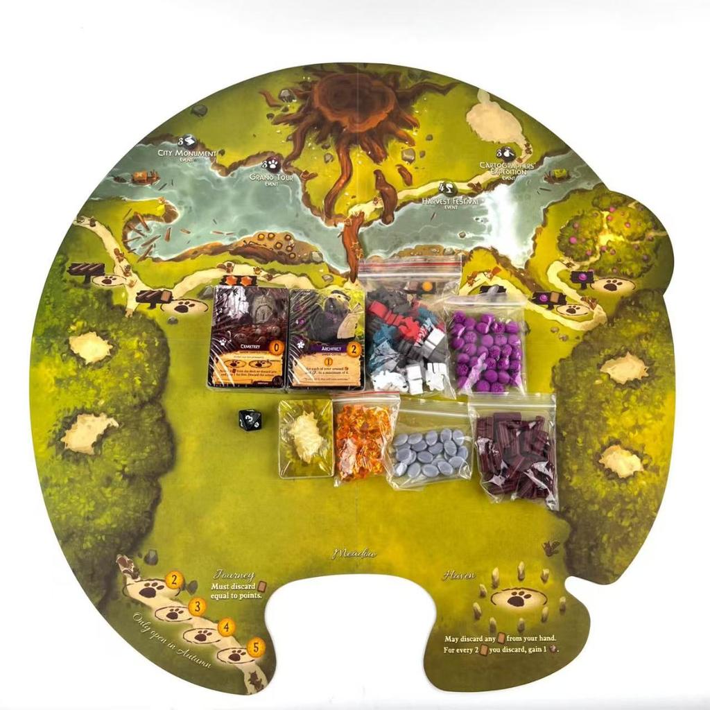 Everdell Strategy Board Game Forest City-Building Card Drafting Family Game 1-4 Players