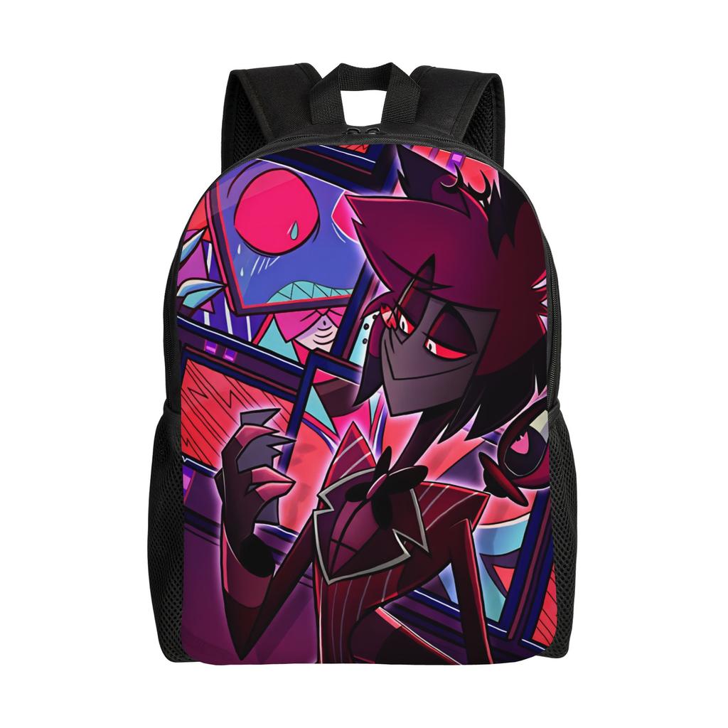 Zaino Vox Alastor Hazbin Hotels Zaini da Trekking per Giovani Belle Borse da Scuola Colorato Leggero Zaino