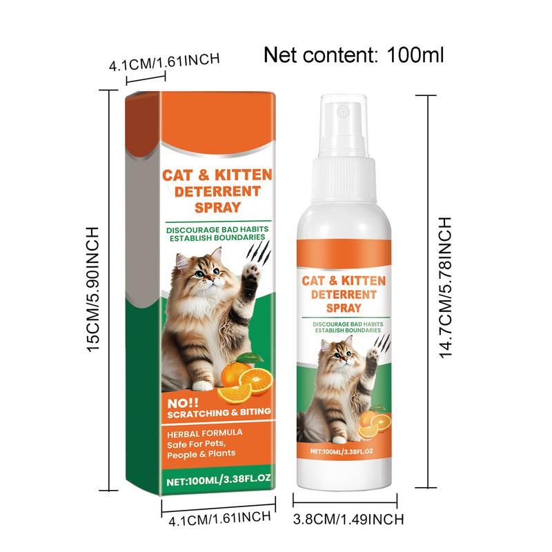100ml Cat Soothing Spray To Prevent Scratching And Disorderly Urination Mild Ingredients Pet Accessories