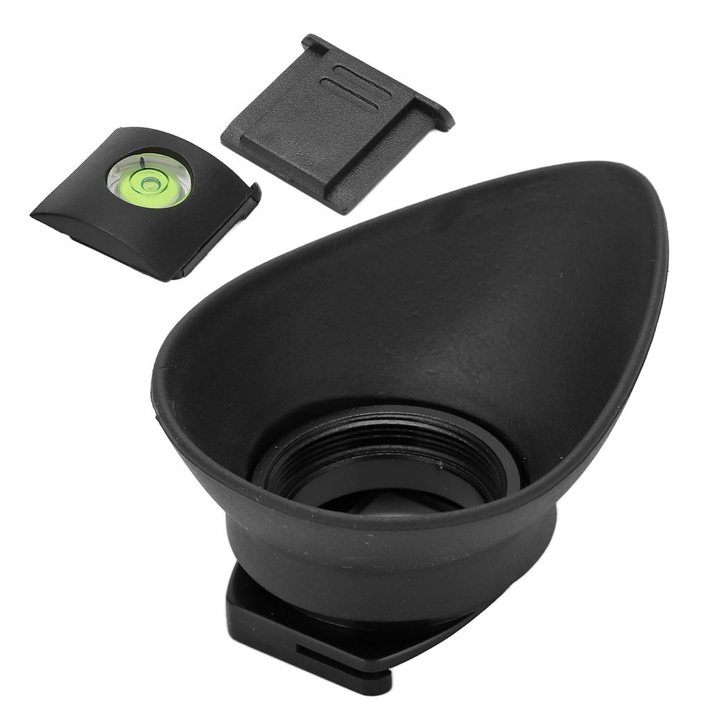 DK 19 Camera Eyecup Eyepiece Viewfinder Protector Replacement for Nikon D800 with Camera Hot Shoe Level and Cover