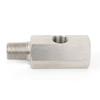Oil Pressure Sensor Tee 1/8"NPT Female To M12 M10 M14 1/8NPT 1/4NPT Oil Pressure Sensor Connector Feed Line Gauge Tee Adapter