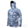 HUK fishing suit men's hoodie summer sun protection long sleeve fishing top with mask outdoor sports fishing shirt