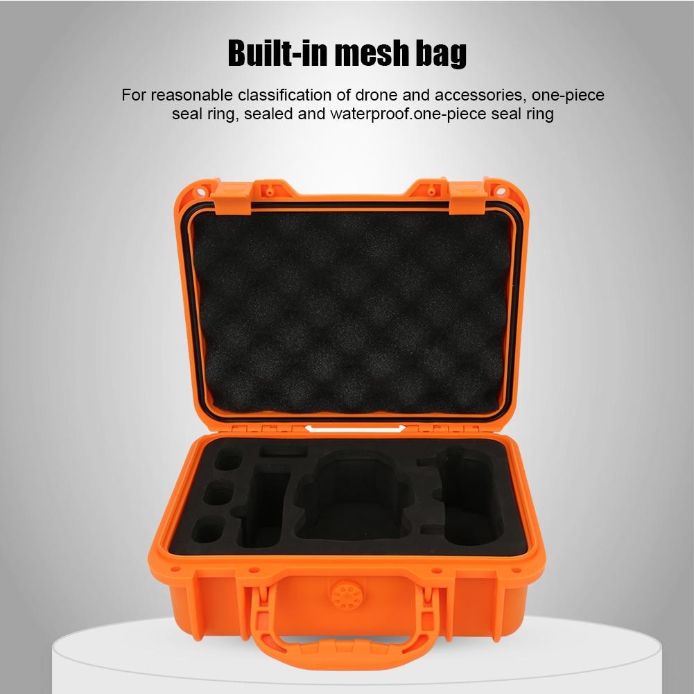 Waterproof Drone Carrying Case Protective Hard Shell Storage Box for Mavic MiniOrange