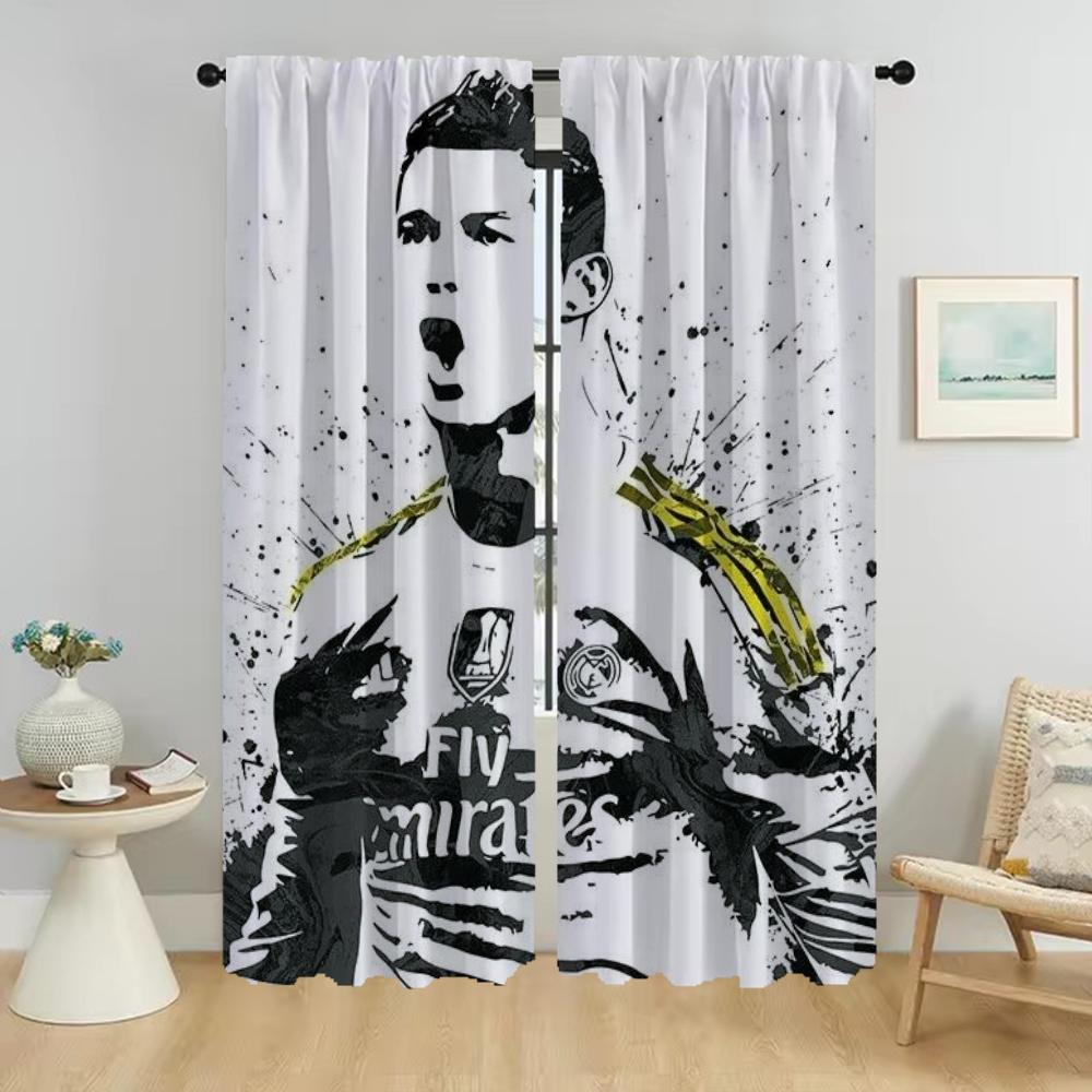 Vorhänge für Schlafzimmer Ronaldos Home Interior Vorhänge für Wohnzimmer Verdunkelungsvorhang Trennwand Halloween Dekoration Schattierungen