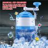 Portable Hand Crank Manual Ice Crusher Shaver Snow Cone Maker Machine Household Kitchen Tool
