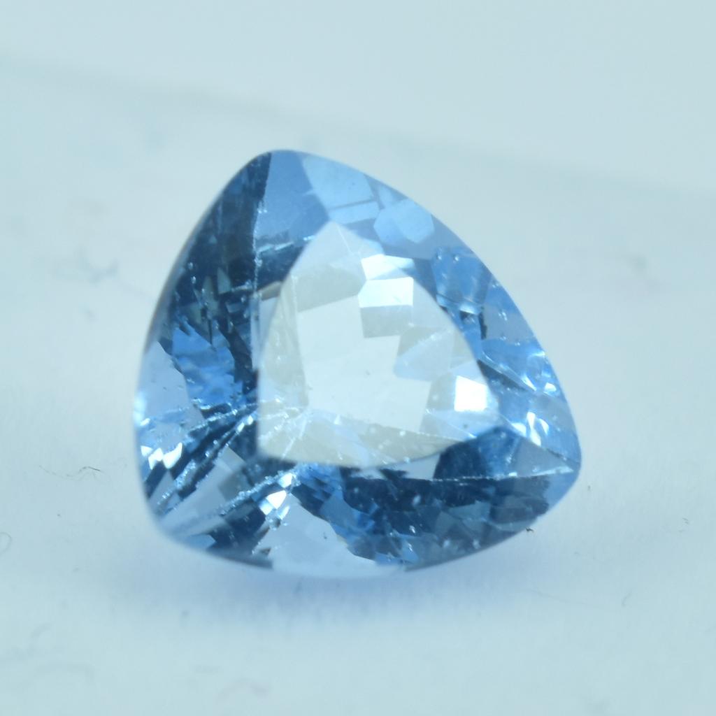 Premium AA+ Blue Sapphire 2.50 Ct Trillion Cut Natural Certified Gemstone