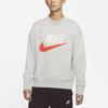 New Nike Sweatshirt Men's Light Gray DM5274-050