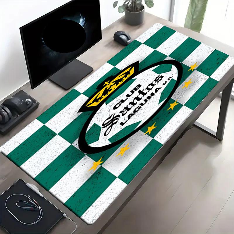 Club Santos Laguna Print Mouse Pad, Anti‑Slip Desktop keyboard Mat, for PC Laptop Gaming Working Daily Use, Cool Festival Surprise Gift