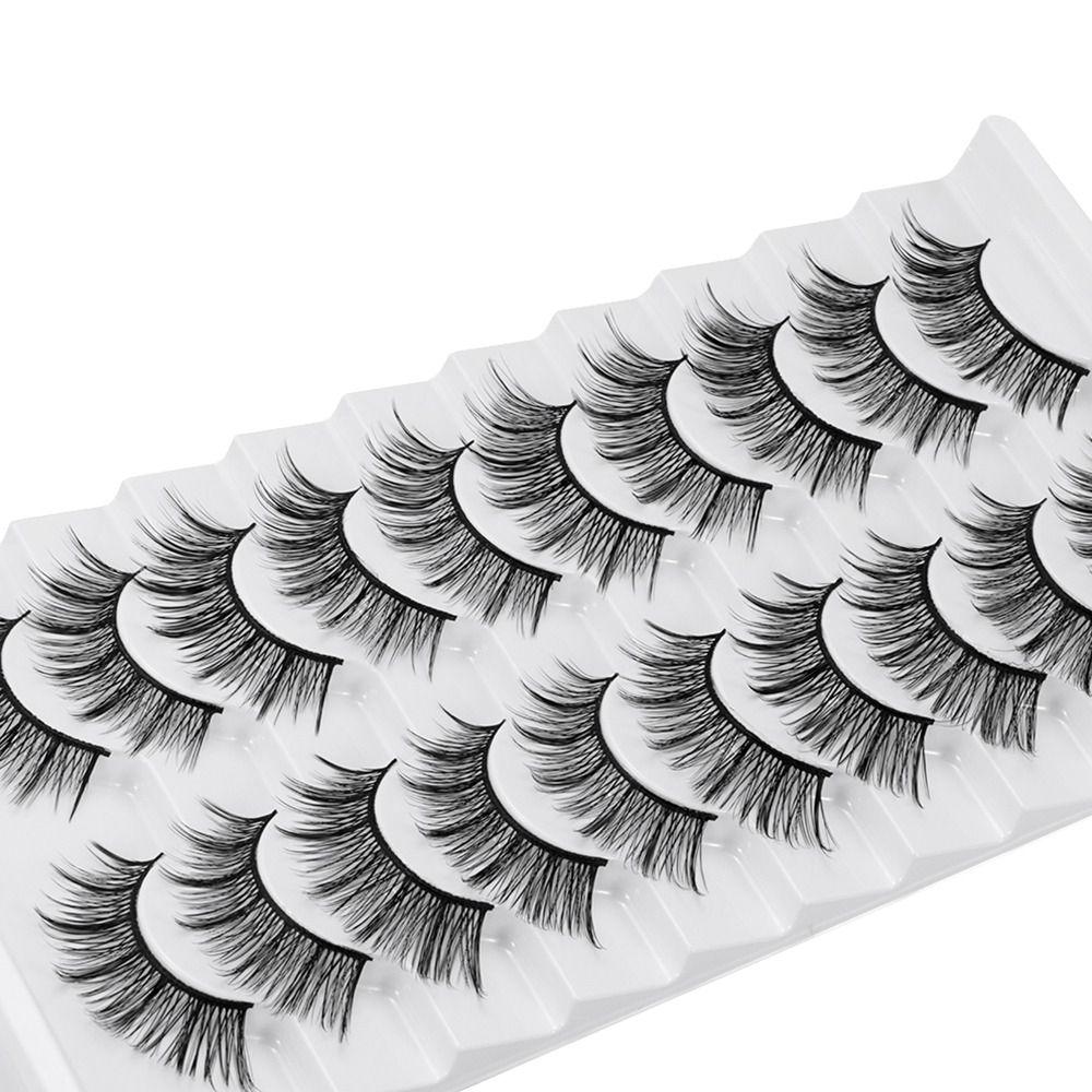 Natrual Long 3D Faux Mink Lash Dramatic Eye Makeup Tools Fake Eyelash  Eyelash Extension