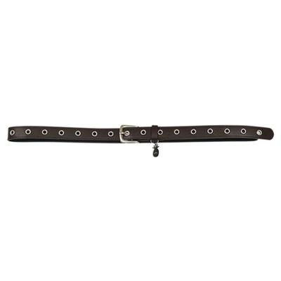 PINK PINEAPPLE BUDDY SIMPLE EYELET BELT_BROWN