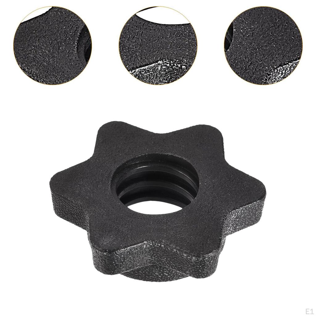 2 Colares de Barra, Colares de Halteres, Abraçadeiras de Parafuso Leves para 25 mm/0,98 Polegadas Esportes
