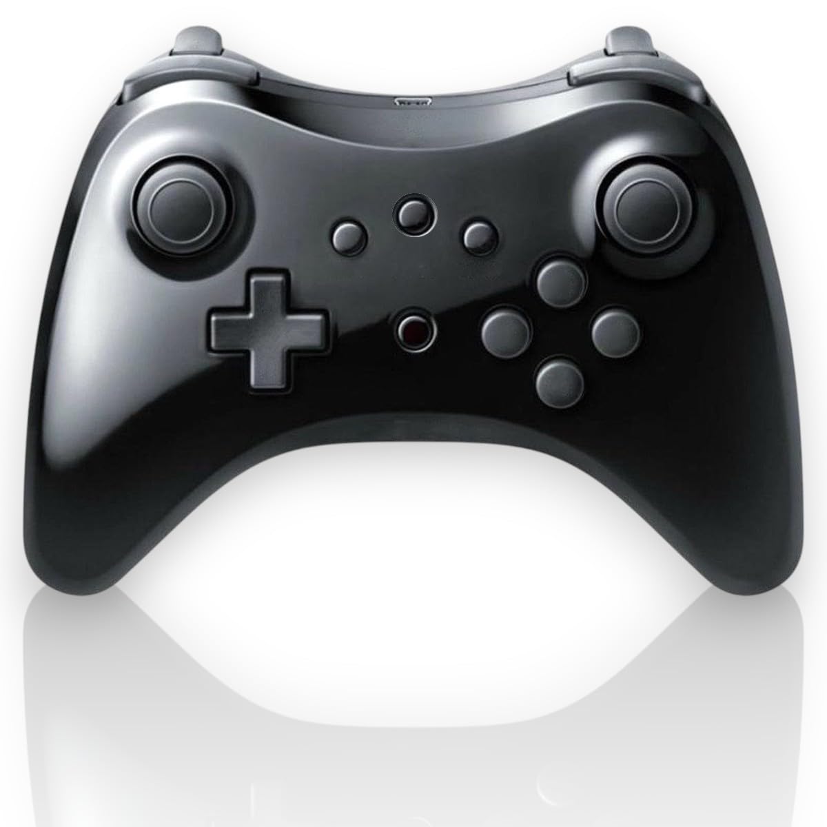 

Grigioy Wii U Pro Compatible Wireless Controller with Vibration Function (Black)