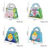 Delightful Easter Felt Carry Bags With Bunny And Chick Patterns Ideal For Candy And Gift Storage