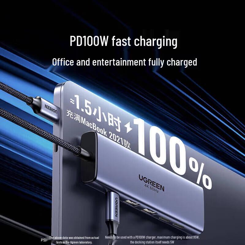 UGREEN USB-C 6-in-1 Hub with HDMI and PD