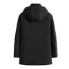 Autumn and Winter Fleece Thickened Detachment Cap Middle-aged Business Casual Cotton-padded Clothes