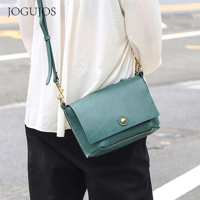Hot-selling new product bags, first-layer cowhide leather women's bags, shoulder bags, retro fashion messenger bags, bags for women