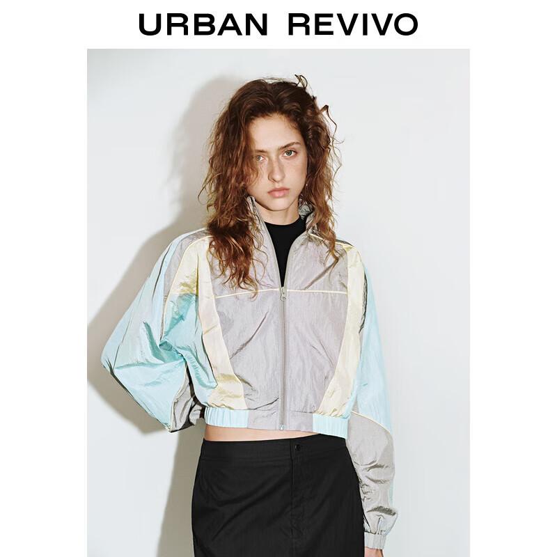 Women s Colorblock Embroidered Outdoor Jacket S