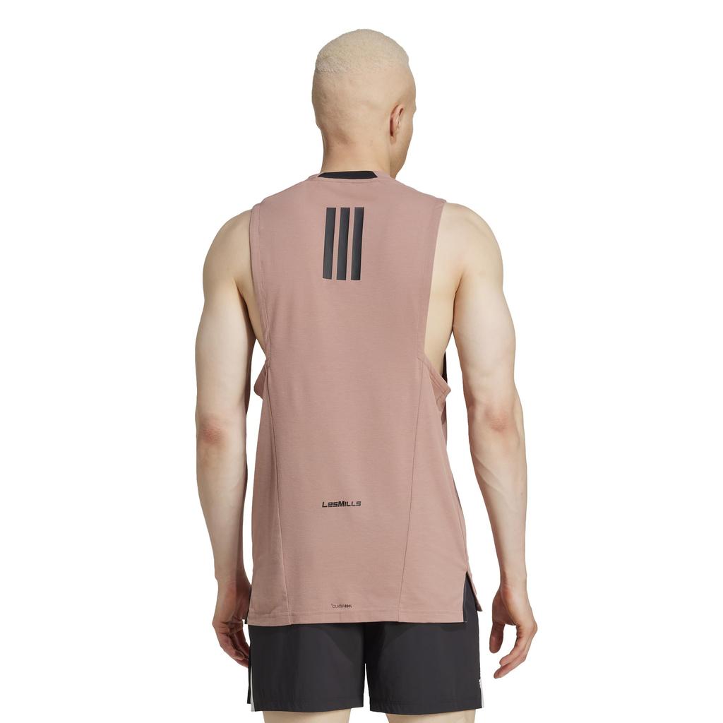 Adidas Les Mills Grafické tílko JRS33 KRL50 Warm Clay Pánské (JJ1436) J/L