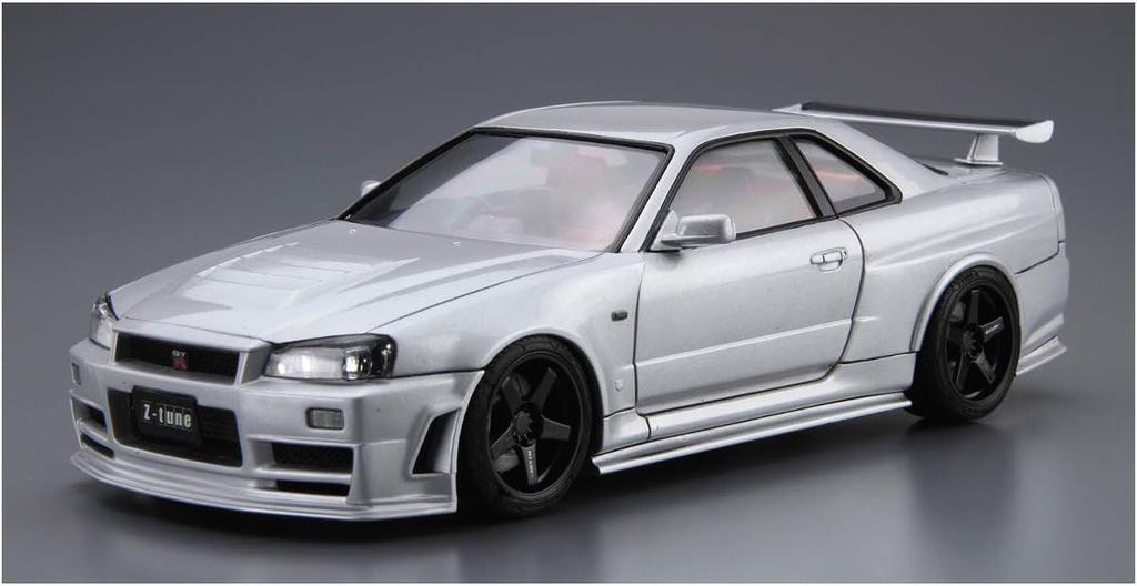 Aoshima Bunka Kyozai Die Modellauto-Serie Nismo BNR34 Skyline Plastikmodell (AOSHIMA) 1/24 GT-R Z-tune '04
