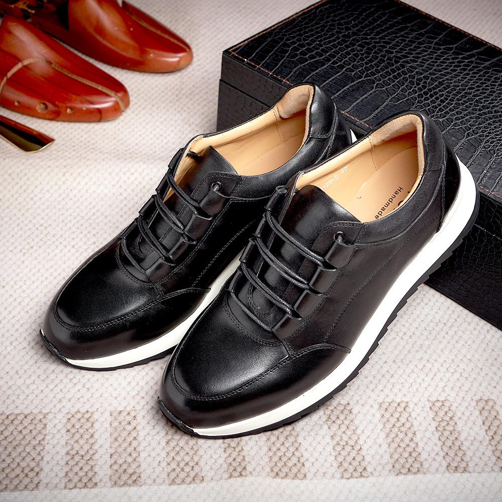 Light Luxury Leather Shoes Men'S Leather Casual Shoes Fashion Party Men'S Shoes Large Size Casualleathershoes