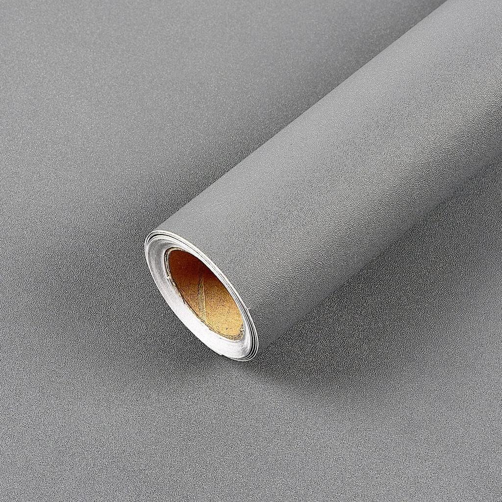 6M Grün Tapete Selbstklebend Modern Uni Kontaktpapier für Schränke Schlafzimmerwand Wasserdicht Selbstklebende Tapete Dekor