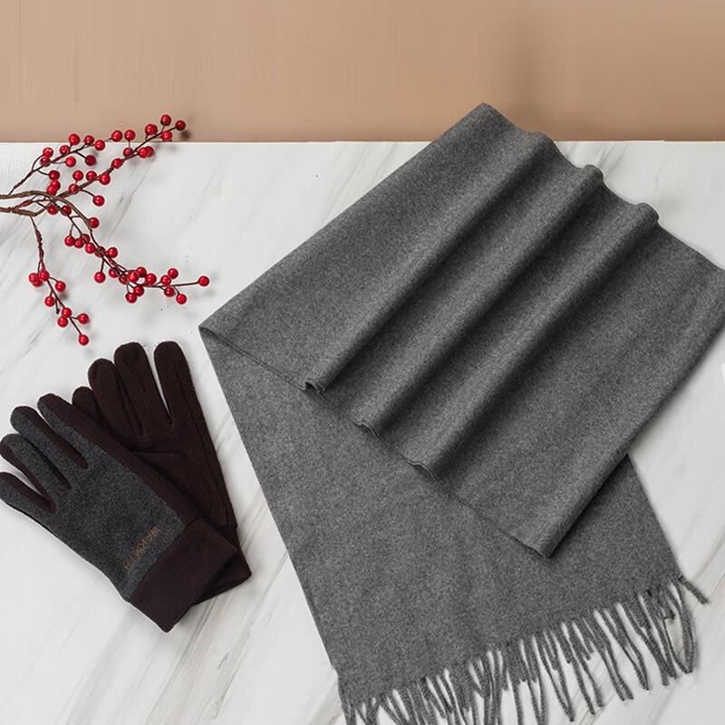 Aisyalan Herren Winterhandschuhe und Schal Set