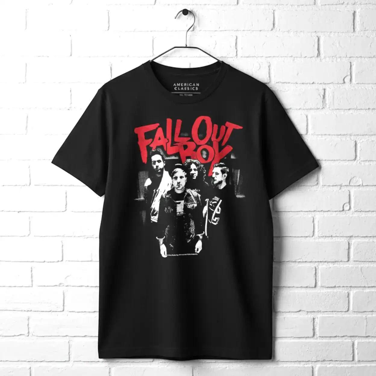 Fall Out Boy Band Photo Men s T Shirt XS