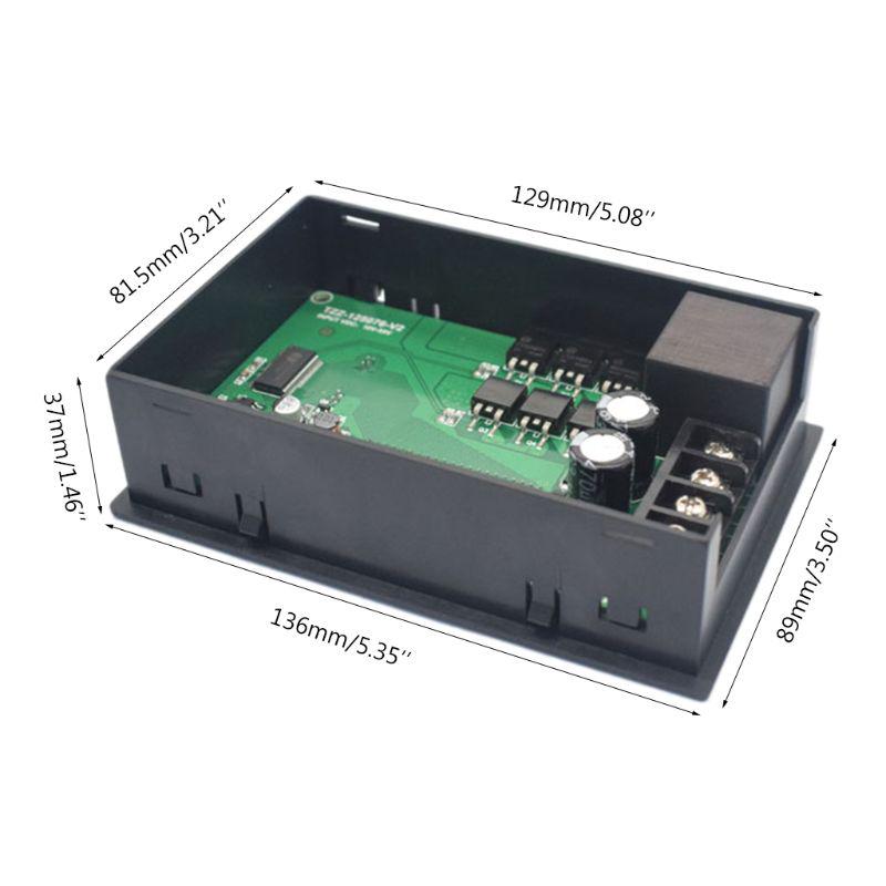 Digital 0~100% PWM Motor Speed Controller DC 12V 24V 36V 48V 40A Time Reversible