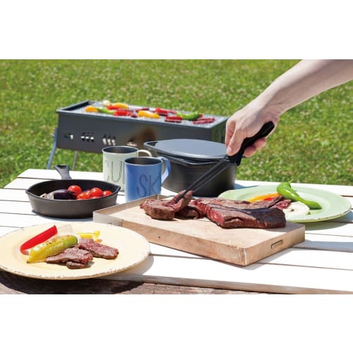 Todai Tongs 18-0 Clay Tongs Economy Type FC Black