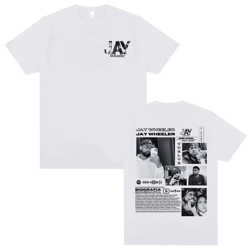 Rapper Jay Wheeler Vuelve Album Cover Tee Shirt Mens Women Fashion Hip Hop Pop Music Summer ONeck High Quality Cotton T Shirt