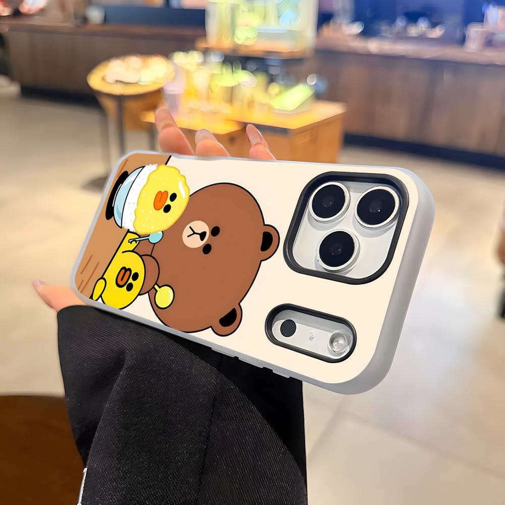 L-Line F-Friends Lovers Phone Case For IPhone 17 Air 16 E 15 14 Plus 13 12 11 Pro Max Jelly 2 In 1 Protective Case