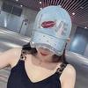 Korean Version of Personalized Rhinestone Baseball Cap Spring and Autumn New Versatile Cowboy Hat for Women Outdoor Trip Baseball Cap