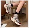 Thick-soled explosive casual sports shoes new tide foreign trade export Internet celebrity ultra-light heightening dad shoes women's new breathable
