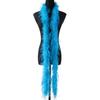 2 Meters/Bag South African Colorful Ostrich Feather Villus Fluff Bar Strip Dyed Pattern Performance Dress Hat Scarf