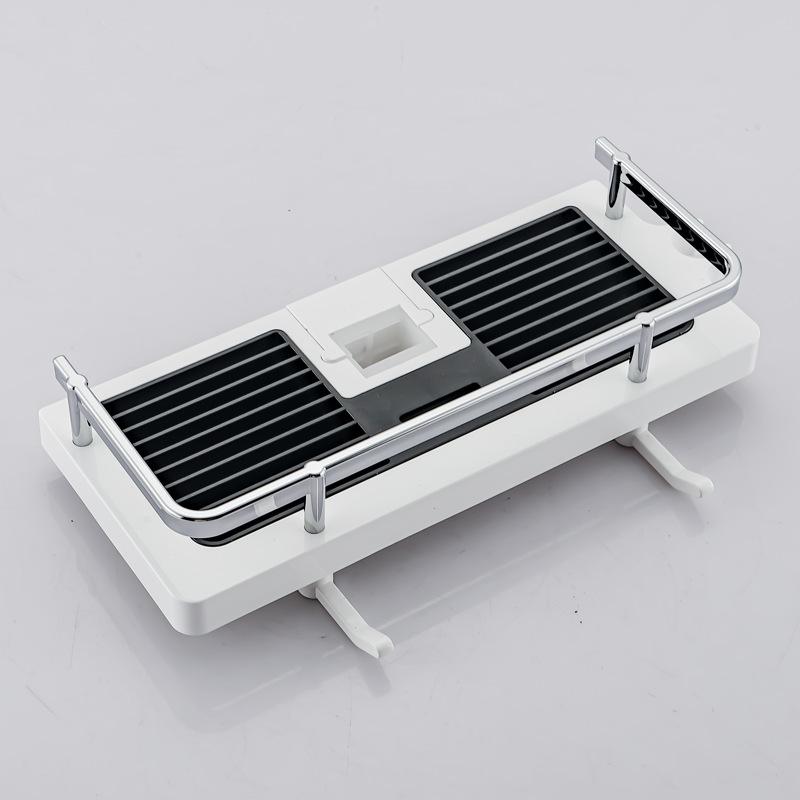 Shower Shelf Home Bathroom Bathroom Lift Bracket Without Holes Bathroom Shower Rod Tray Storage