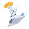 Trolley Brake Floor Lock Iron Galvanized Trolley Cart Lock with TPU Pad for 3in Casters