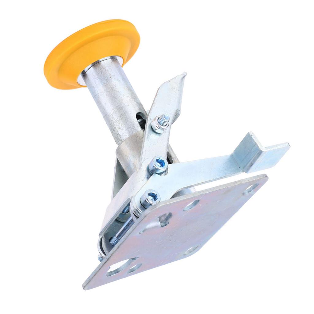Trolley Brake Floor Lock Iron Galvanized Trolley Cart Lock with TPU Pad for 3in Casters