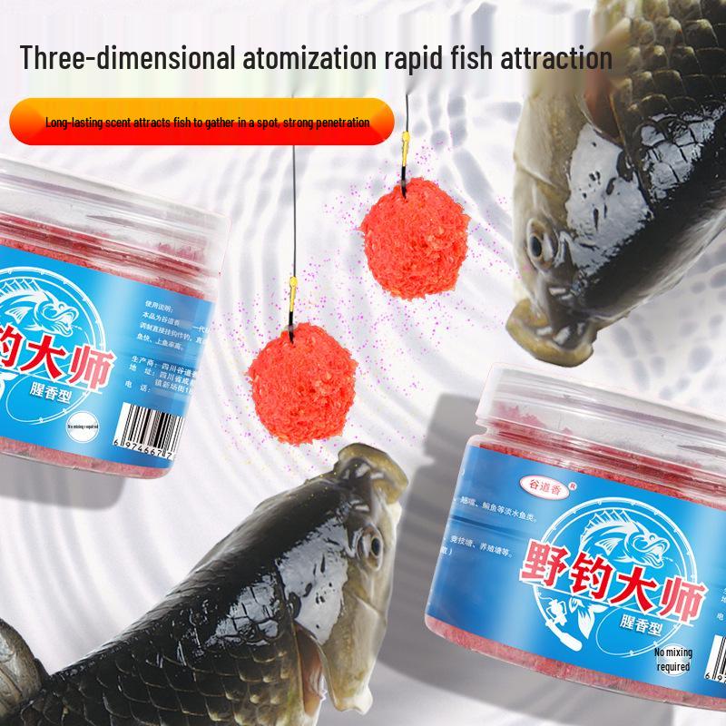 Valley Road Xiangye Master de Pesca Isca Úmida Sem Mistura para Carpa Crucian e Carpa Capim - Ideal para Tanques Pretos e Pesca Selvagem