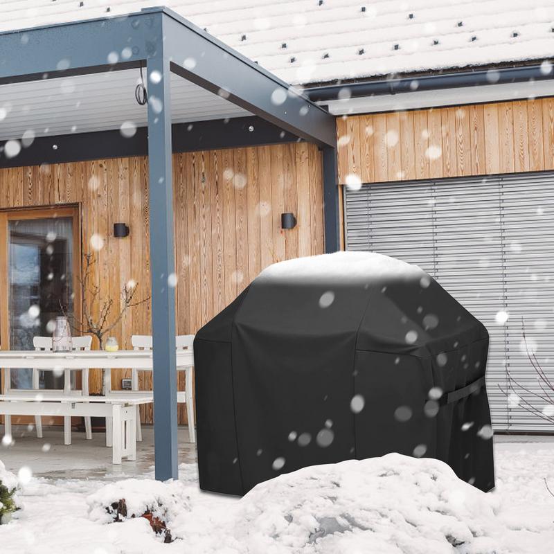 BBQ Grill Cover UV Protection Barbecue Cover Heavy Duty Waterproof 420D Oxford Shield For Backyard Patio Camping Grilling Picnic